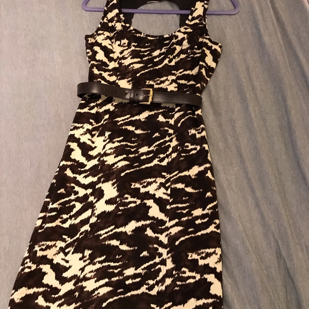Michael Kors Animal Cutout Dress